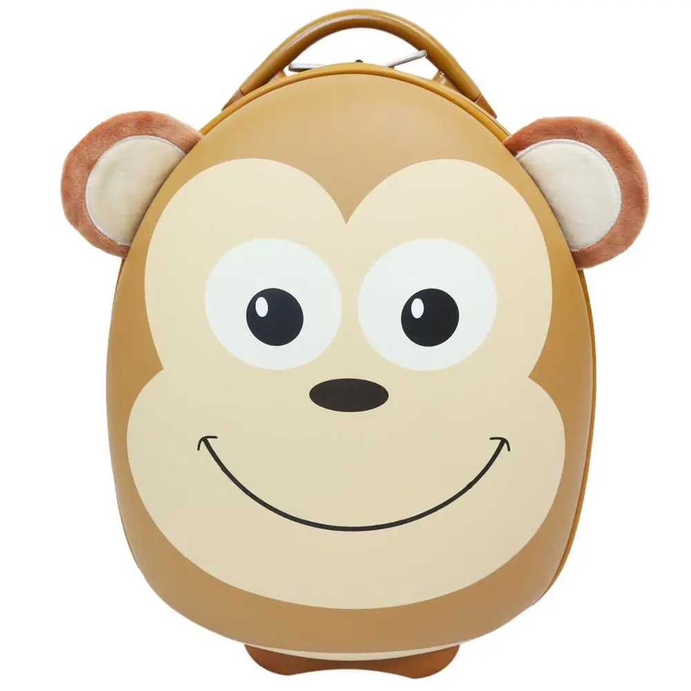 
 Детский дизайн обезьяны, сумка для багажа на колесах для мальчиков, чемодан с колесами для путешествий и отпуска  