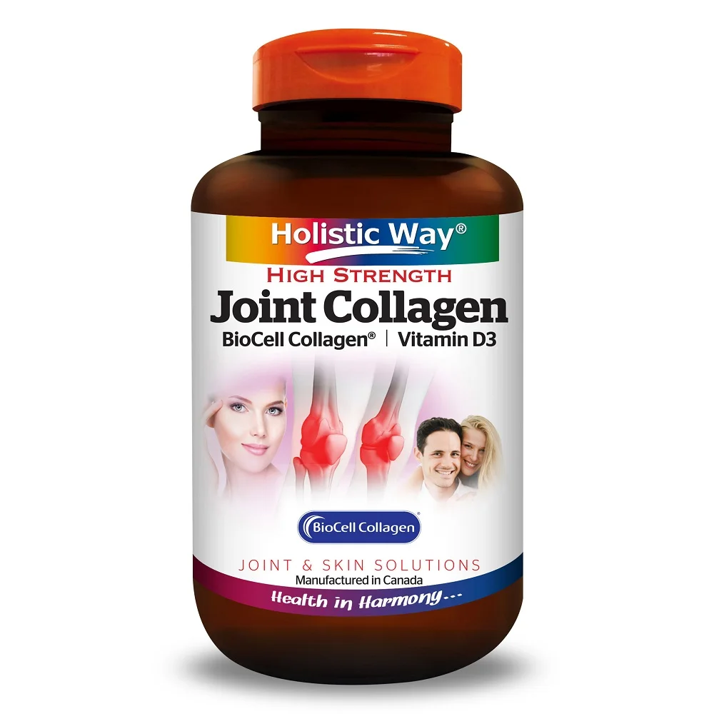
High Strength Joint And Skin Solution 60 Vegetarian Capsules Holistic Way Joint Collagen 