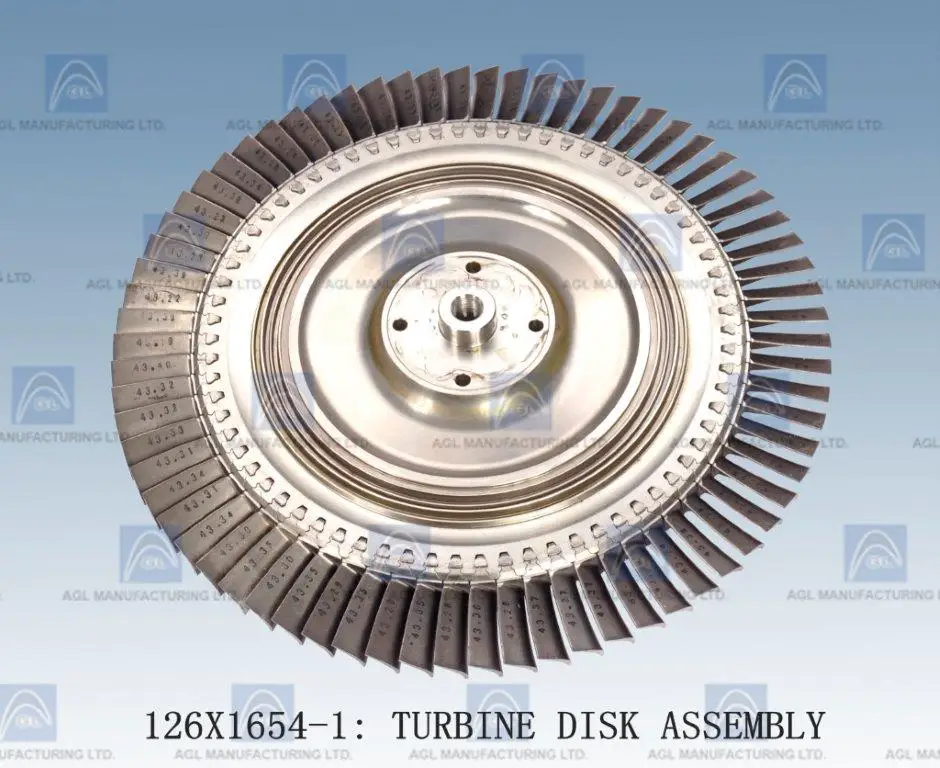 126X1654-1 GE TURBINE DISK ASSEMBLY, 70 SLOTS EMD ALCO