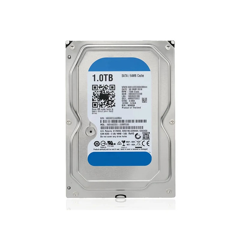 Отремонтированный 3 5 дюймов 7200 об/мин жесткий диск HDD 500 ГБ 1 ТБ 2 4 6 SATA для настольного