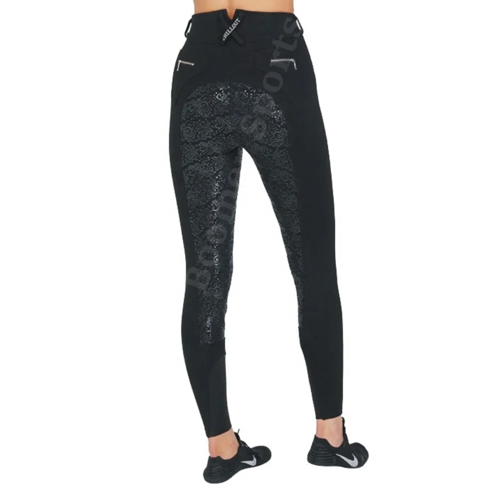 
OEM Wholesale Equestrian Riding Breeches Jodhpur Women Horse Riding Pants/Horse Riding Tights 