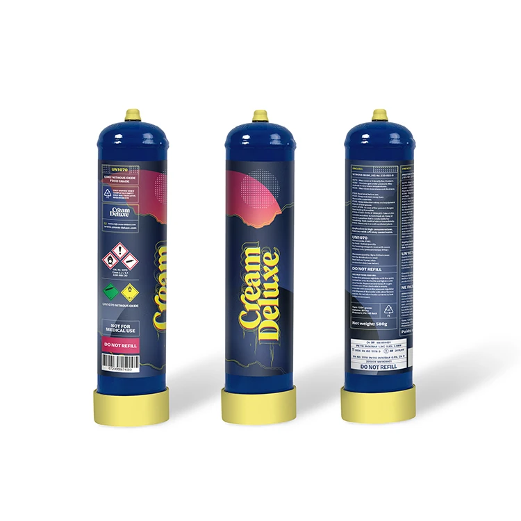 Cream Deluxe Cream Charger 580g Cylinders Nitrous Oxide N2O Laughing Gas NO2 N20 Laughing Gas For Bulk Sale