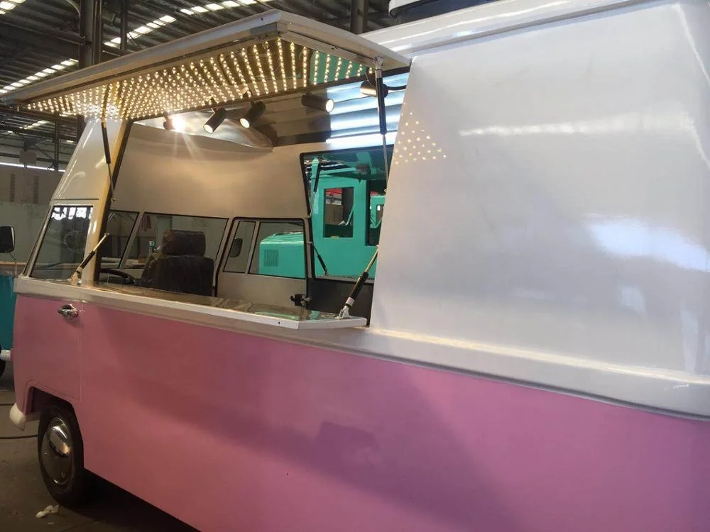
Best selling WNP vw kombi ice cream stand mobile fast food truck with ice cream machine ice cream food truck for sale USA 