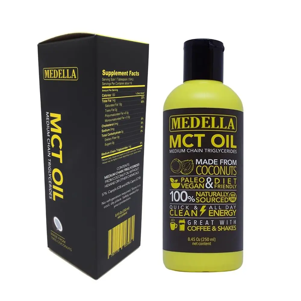 
Medella MCT MCFA medium chain fats triglycerides coconut oil 