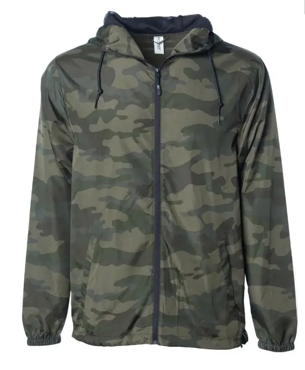 
Light and portable Windbreaker Jacket weather ready hooded windbreaker. 