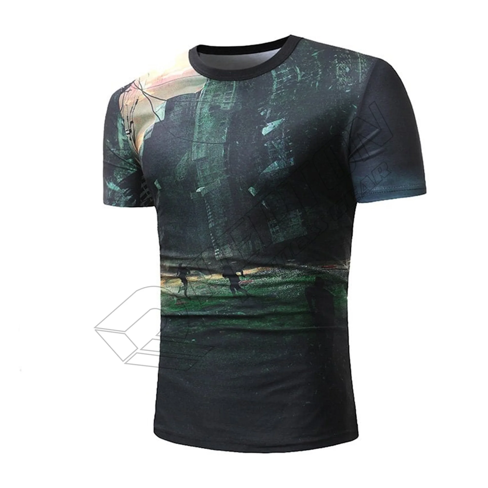 
Pakistan Factory Custom wholesale digital sublimation printing 3d t shirt plain custom t shirt 