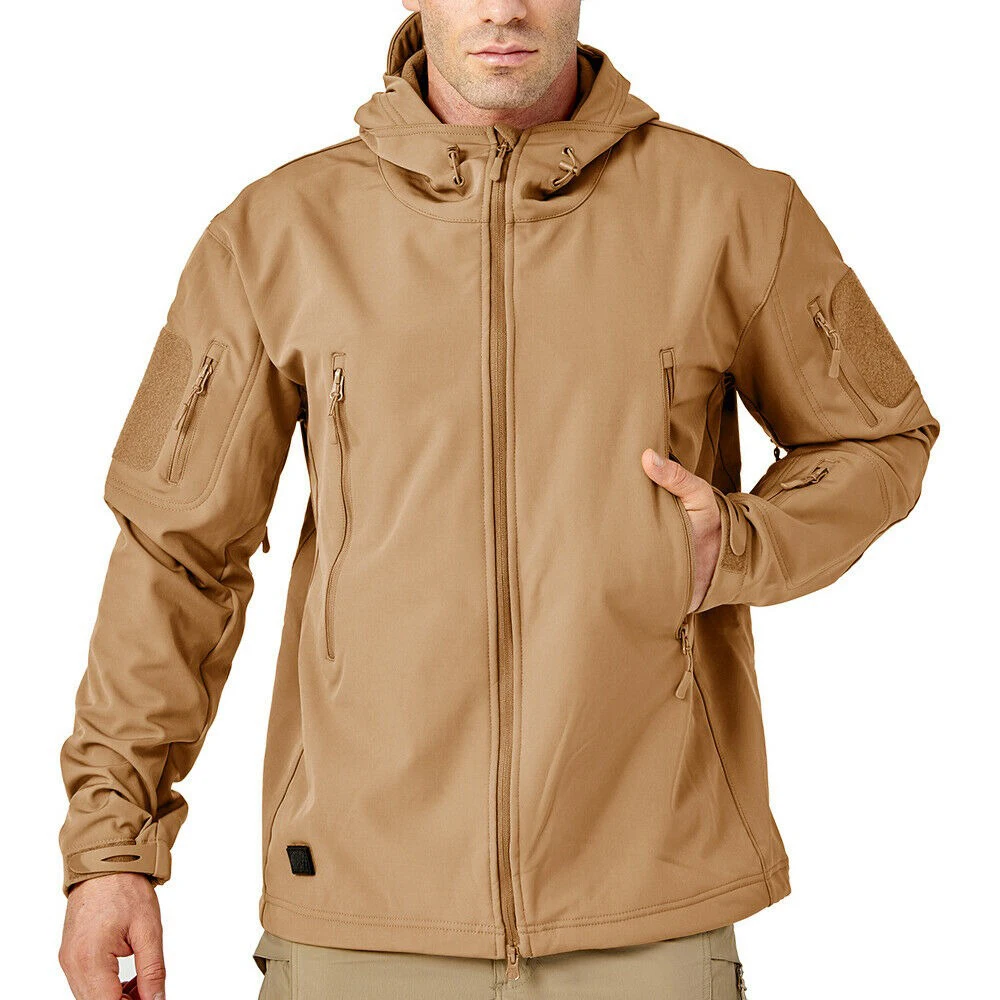 Оптовая продажа, Мужская водонепроницаемая куртка оверсайз 100% с длинным рукавом, Высококачественная дешевая куртка софтшелл