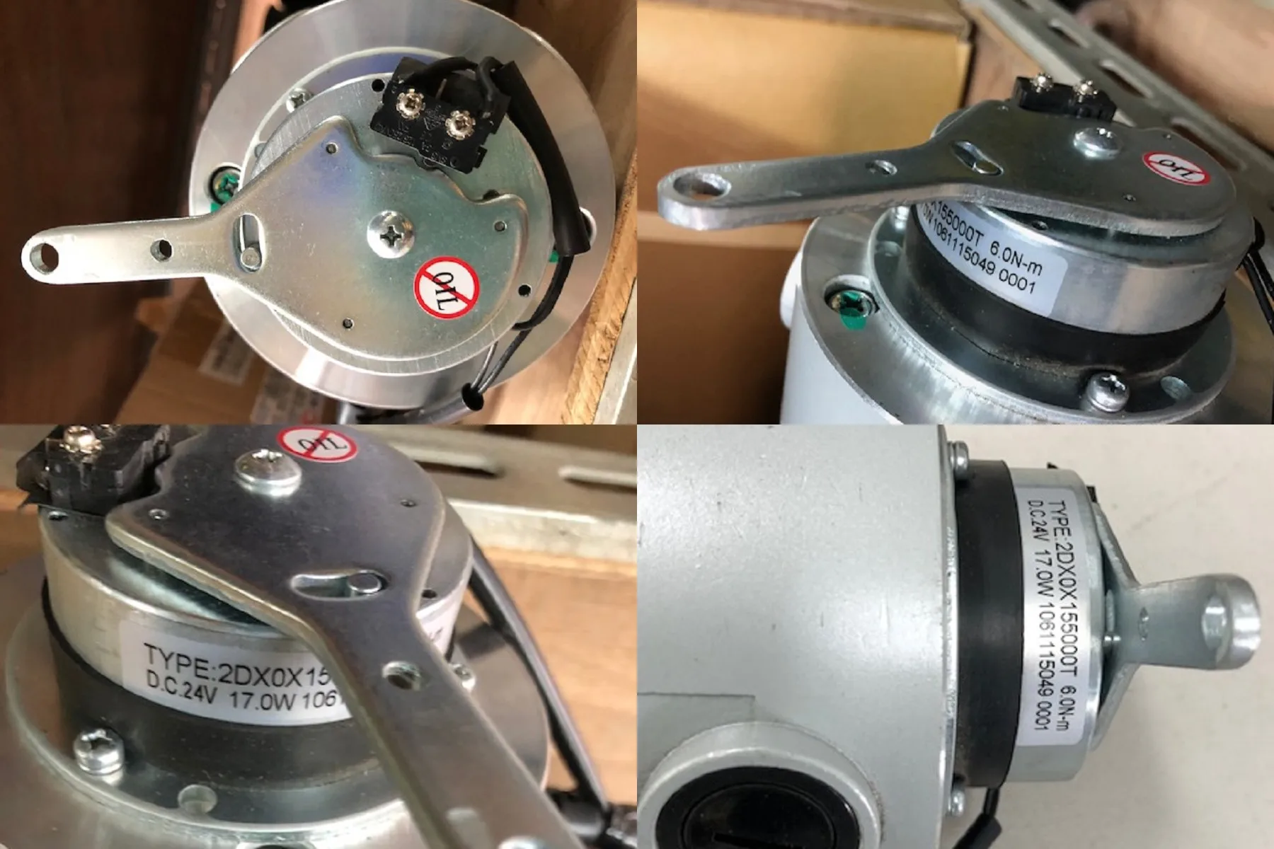 BR64 6Nm 17 Вт тормоз 2DX0X155000T для мобильных скутеров (мотор 750 4600 об/мин)