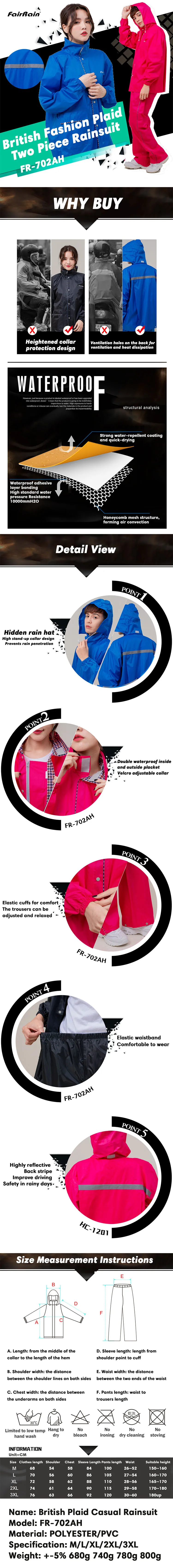 FR-702AH rainsuit LP all