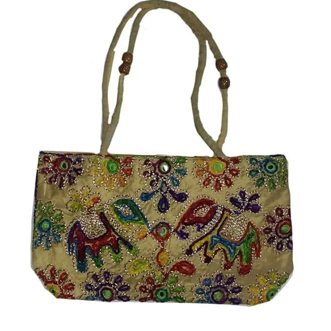 Cotton High Capacity women multi color hand bag Indian Boho hand bags new designs traditional hand made bags