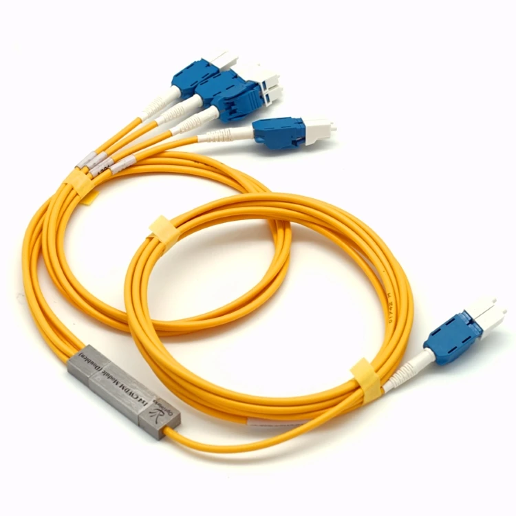
One Channel Dual Fiber Add/Drop DWDM ABS Box Module 100GHz/200GHz ITU Grid 