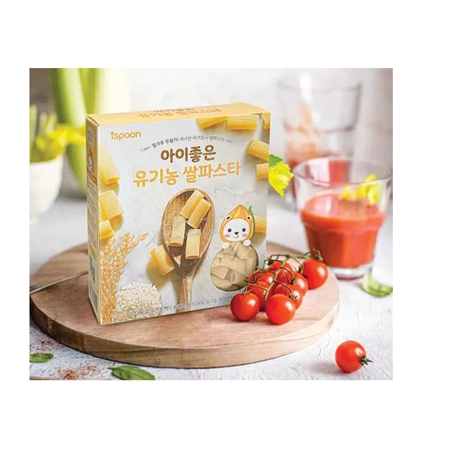 Высококачественная Органическая рисовая паста без глютена, Сделано в Корее для малышей, 0,28 кг, упаковка от KR Fresh