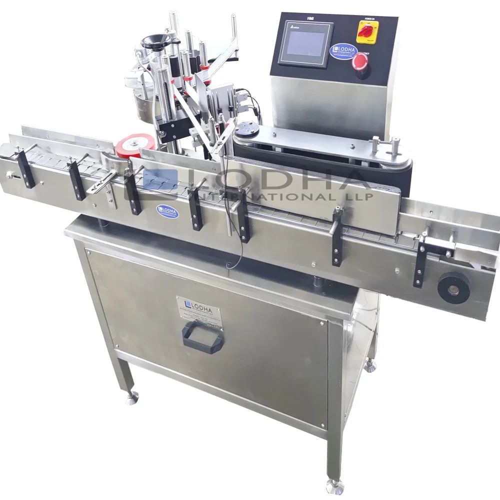 Nutritional Capsule Bottle Sticker Labelling Machine