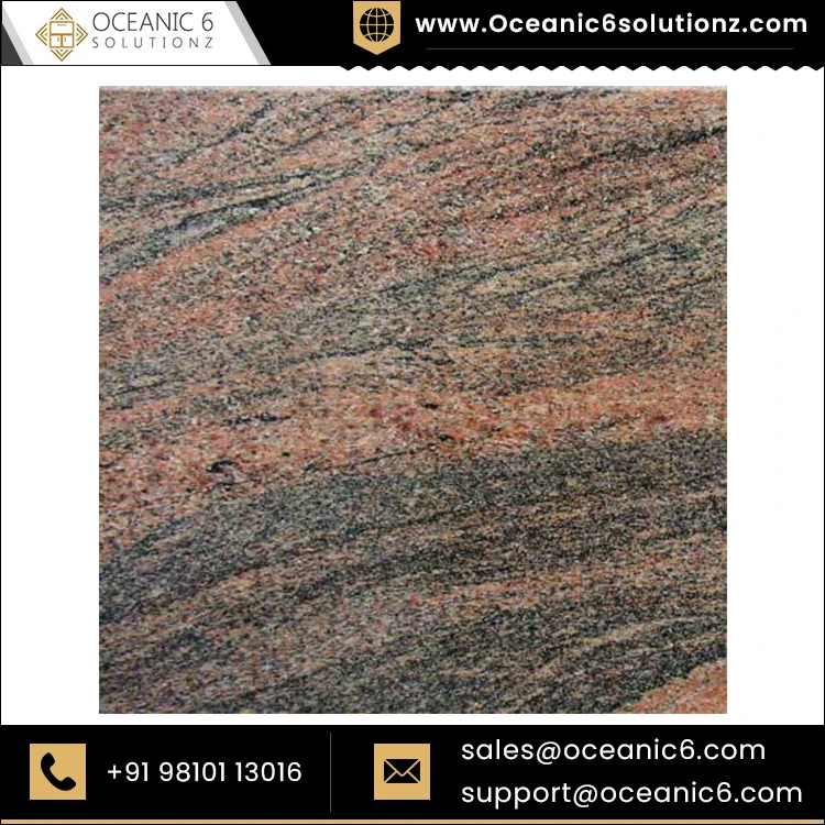 Latest Indian Juprana Granite Countertops Customized Thickness Slabs Natural Stone for Indian Granite Buyers at Wholesale Price
