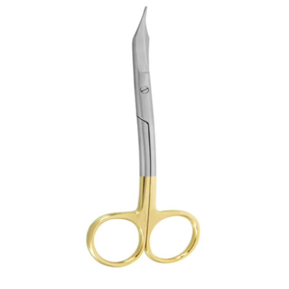  Goldman Fox зубчатое лезвие SuperCut изогнутые ножницы 12 5 см медицинские хирургические инструменты