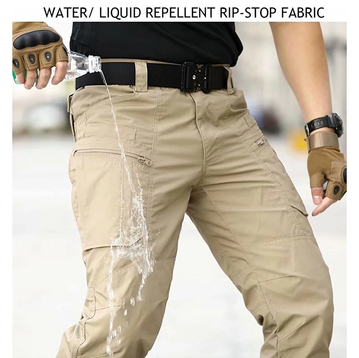 Тактический карго с несколькими карманами водонепроницаемый горячая Распродажа рабочая армейская одежда Охотничий мужские брюки