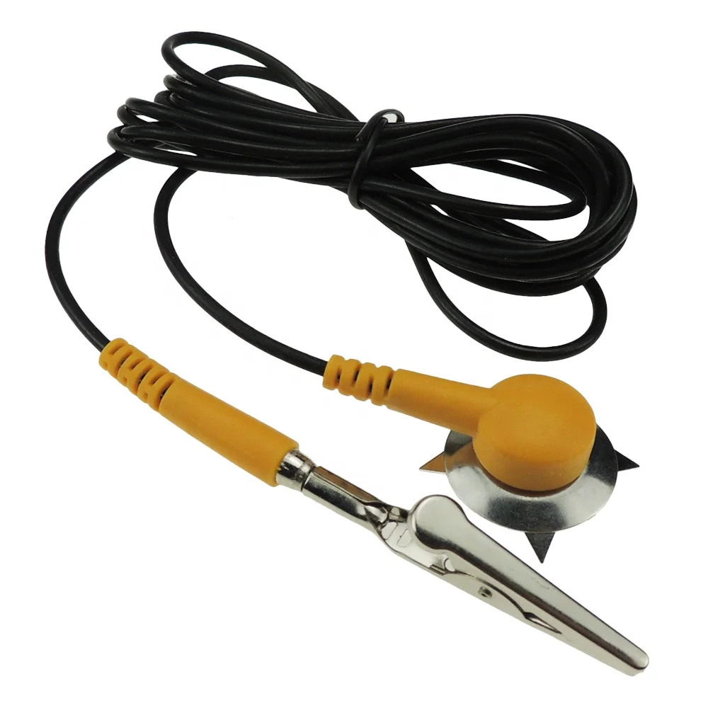 EP1234 Antistatic Ground Lead Kits Star Kit to Banana Plug with Clip for Table Mat
