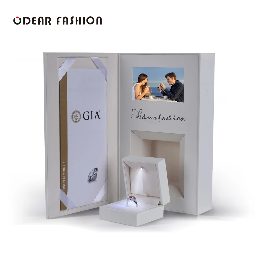 Gift Video Display Jewellery Jewelry From China Bridesmaid Lcd Screen Wedding Ring Box