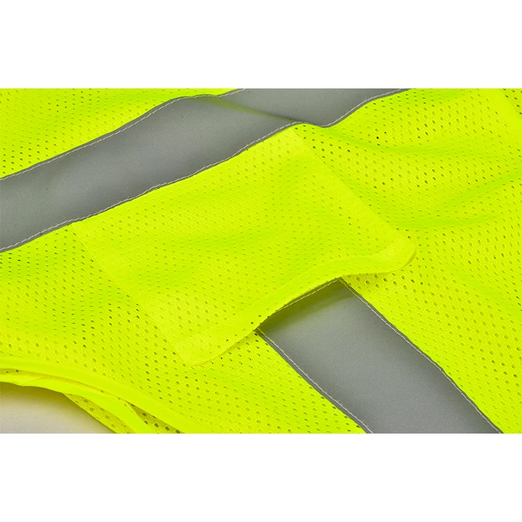 Colorful Construction Workwear Vest Safety Vest Reflective Waistcoat with Reflective Bands