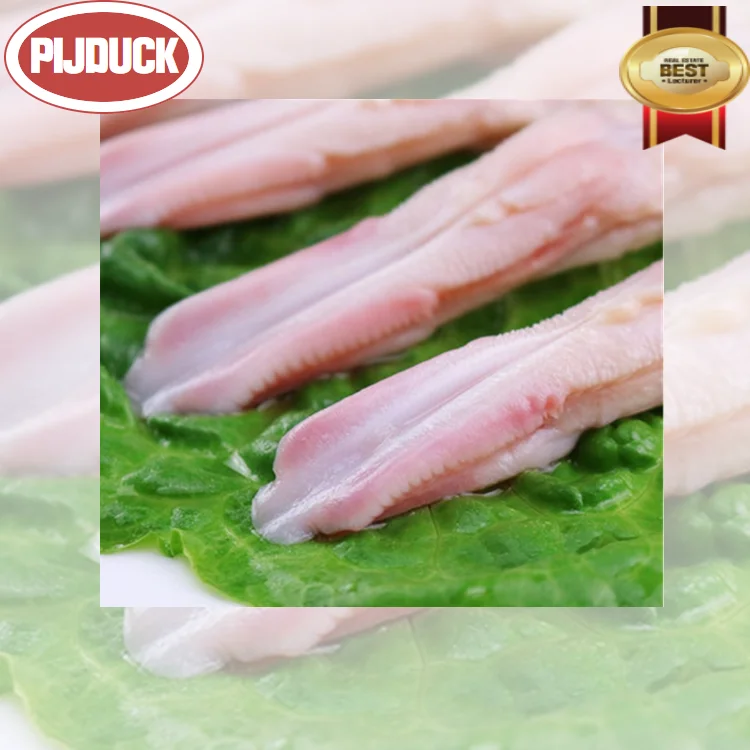 
High standard in quality IQF frozen halal smoked steamed duck breast slice 
