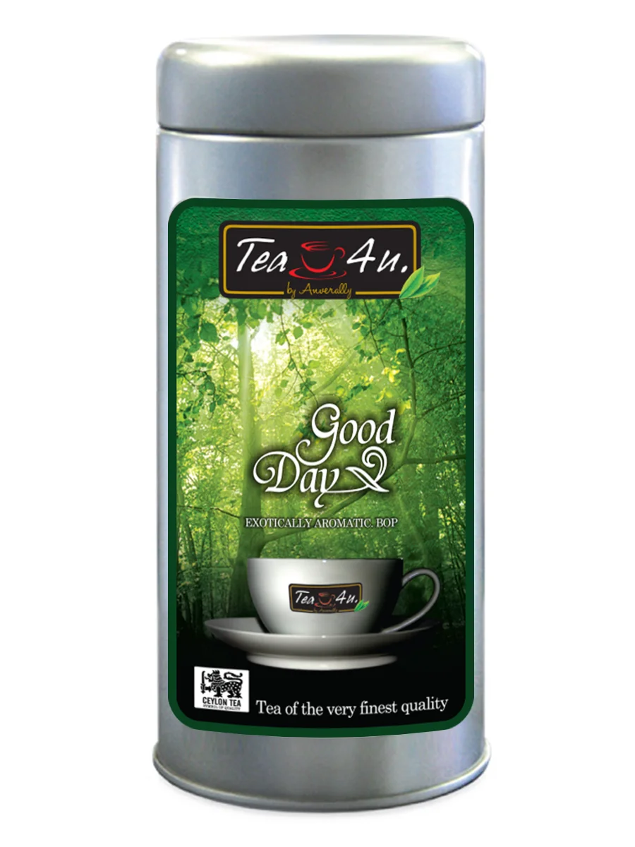 Жестяной черный чай Tea4u хорошего дня