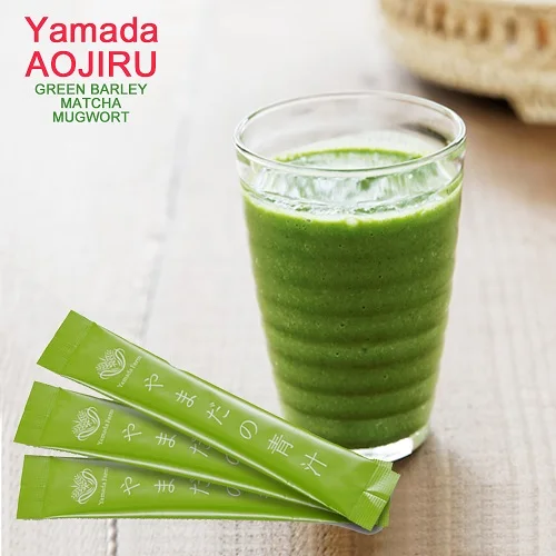 
Antioxidant Drink Aojiru made in Japan, 30 sticks box,Green barley, Matcha tea. Mix with water, milk, yogurt, etc. OEM available 