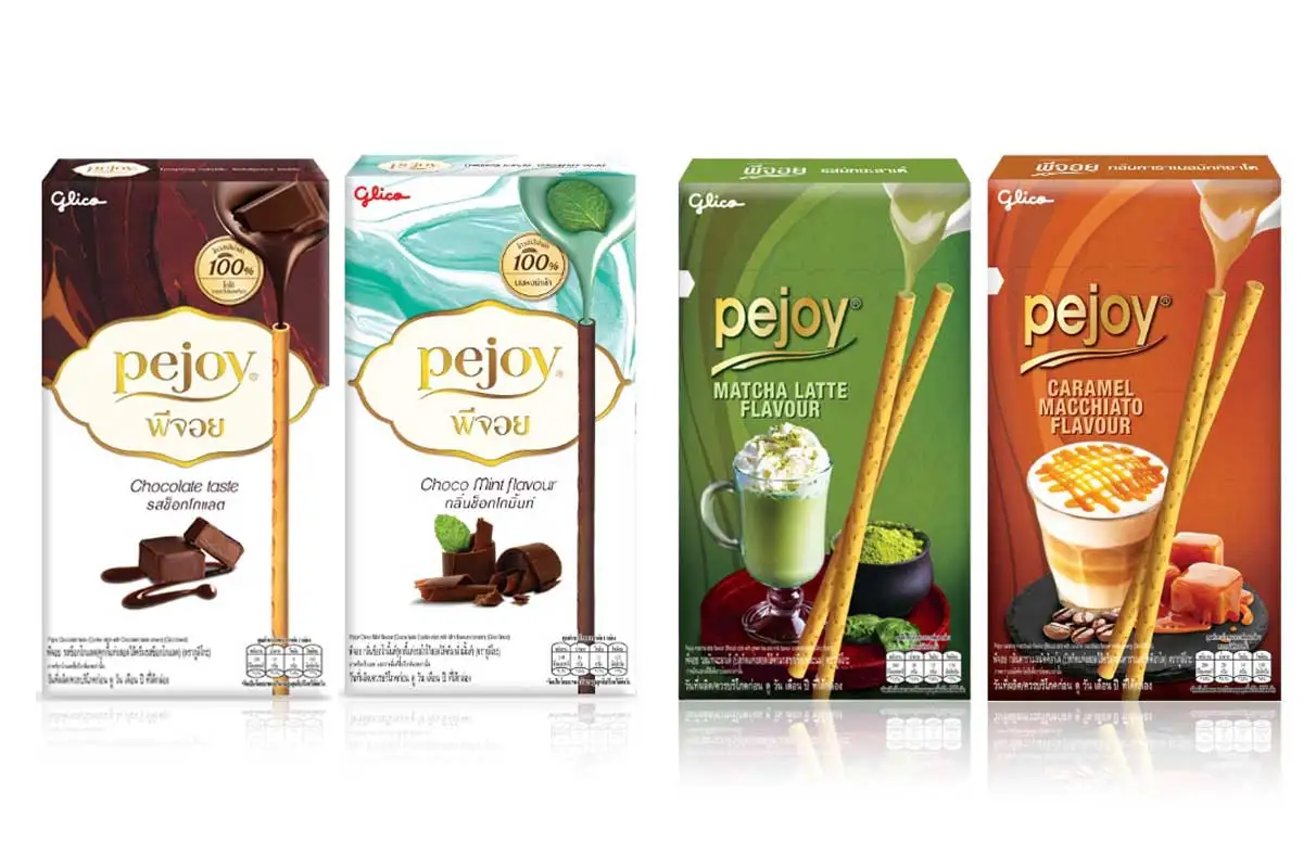 Wholesale Pejoy Chocolate Biscuit Stick Thai Snack Biscuit Stick High Quality 47G.