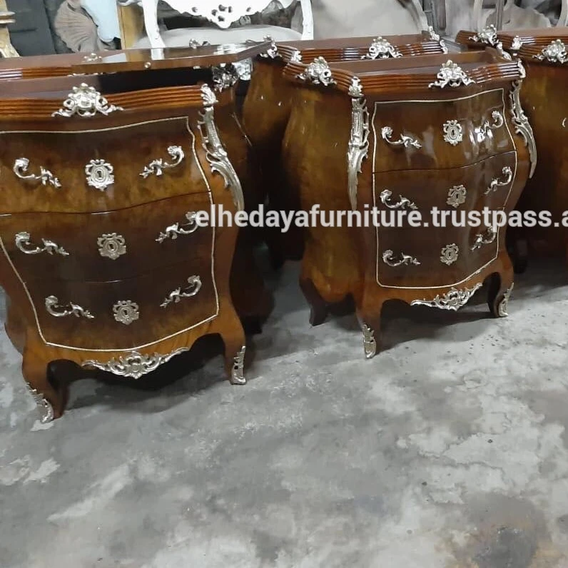 Manufacturers source sell well French bombe commode marquetry antique commode toilet commode Best choice