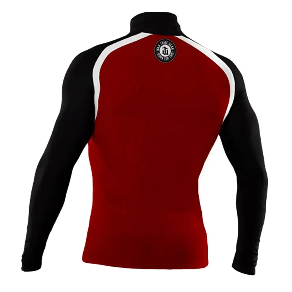 Custom Silicone Belt Design MMA Rash Guards Polyester Spandex Grappling Nogi No Gi Jiu Jitsu Bjj Rashguard Bjj