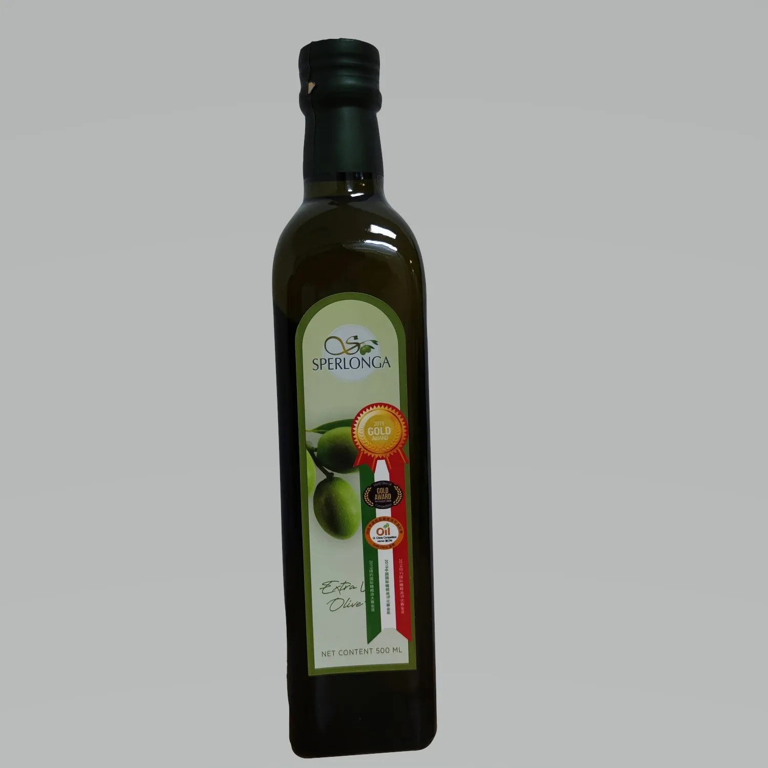 AVAILABLE STOCK IN CHINA READY TO SHIP - EXTRA VIRGIN olive oil italian 100% CASA OILIO SPERLONGA  500 ML glass bottle