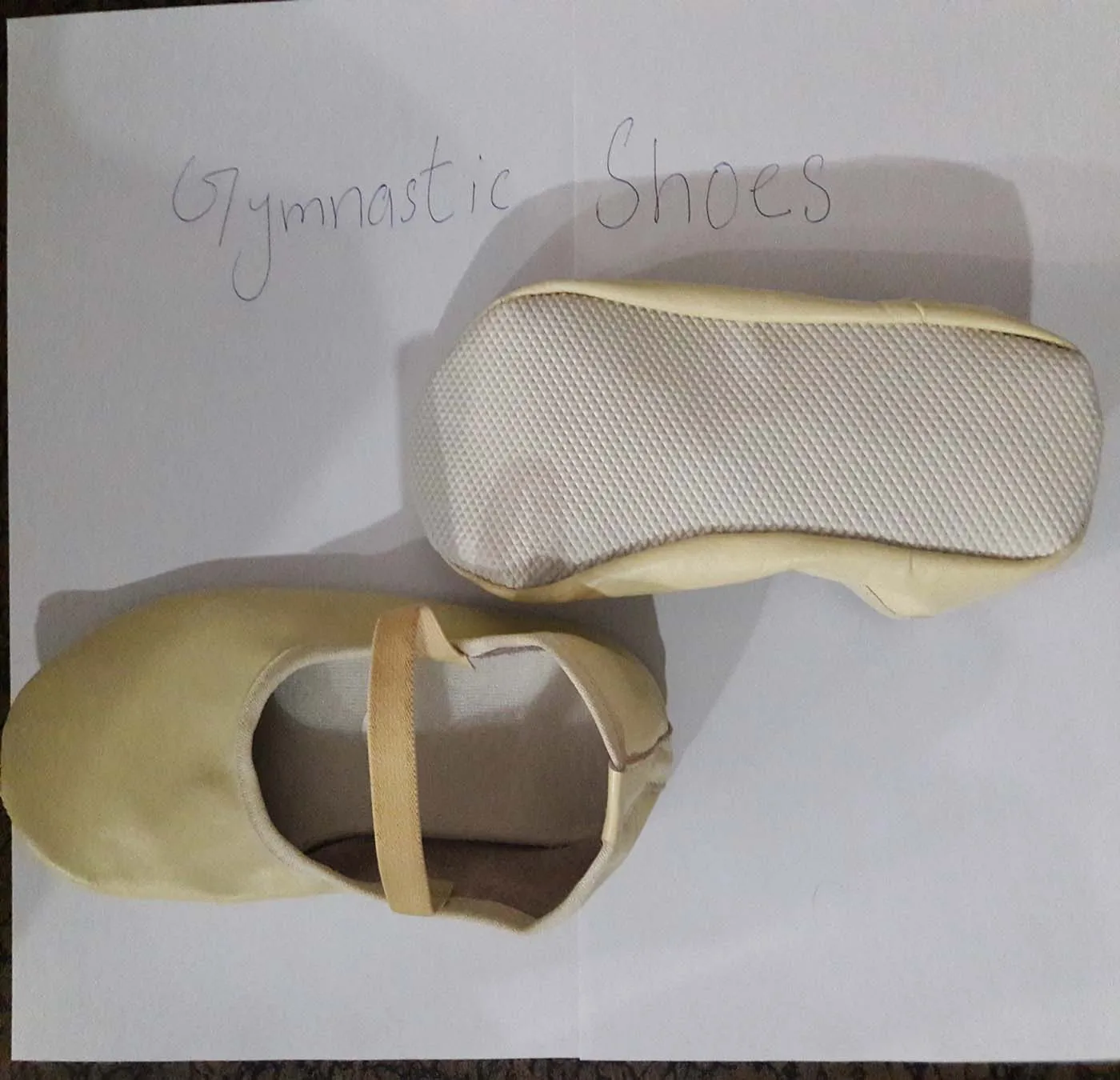 Canvas Leather Sole Shoes Ballet Rhythmic Gymnastics Belly Slippers