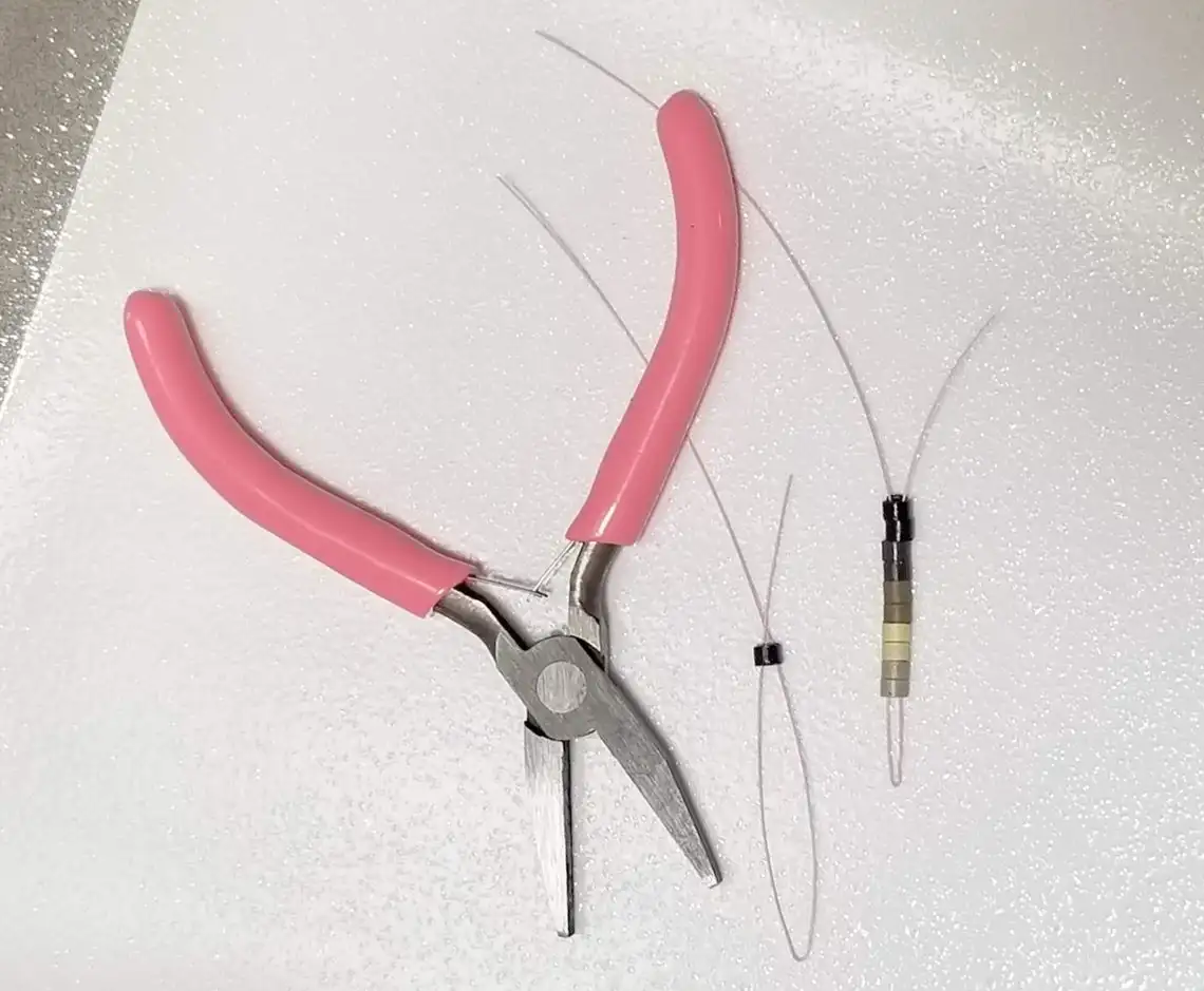 hair extension pink pliers kit with 50 micro link beads 2 pink