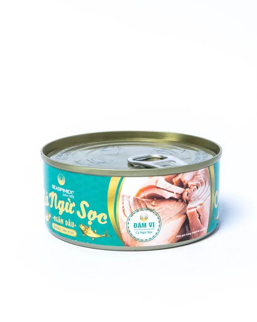 *** Лучший продавец во Вьетнаме *** консервированный тунец в рассоле с частью корпуса и 100% свежим тунцом от SEASPIMEX
