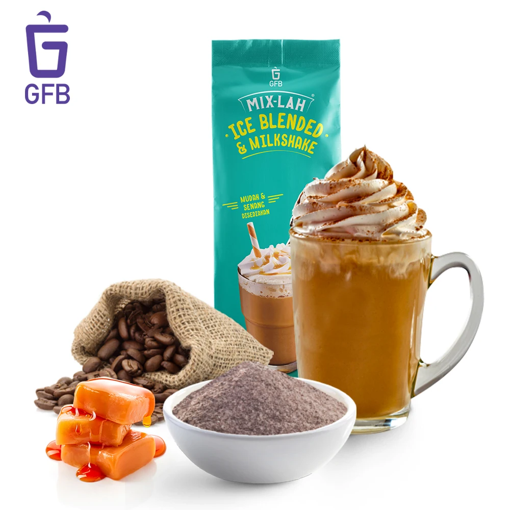 Мгновенный 1 кг Карамель Кофе смешанный порошок для магазина кофе и чая