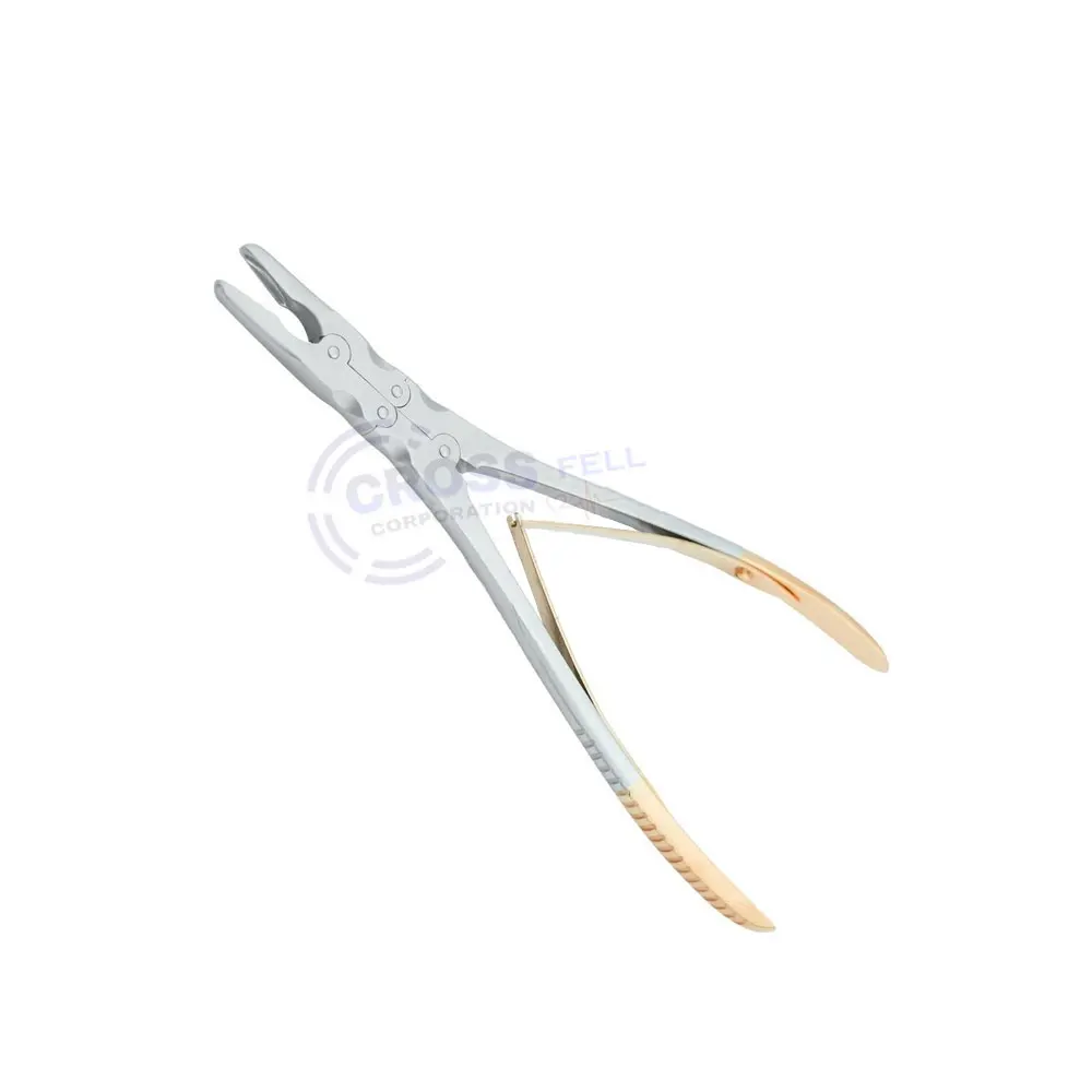 Pakistan Manufacture Ruskin Rongeur Forceps Straight Double Action Bone Cutting Rongeurs