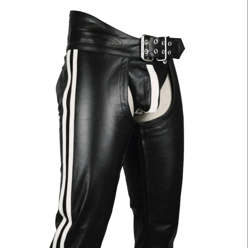 Мужская Натуральная кожа с кожаным краем/Кожаная Байкерская модная зимняя обувь