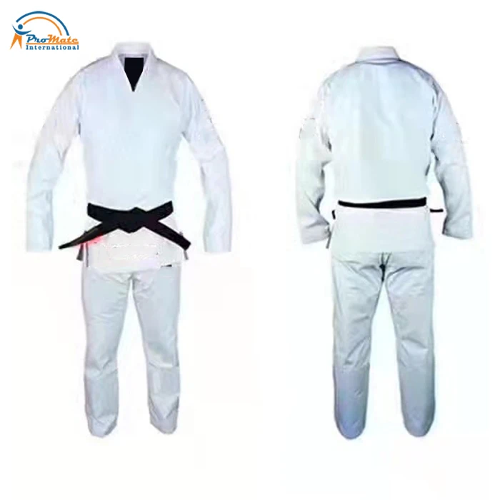Унисекс Высококачественная унисекс каратэ Боевая форма для взрослых Вышитый Костюм карате