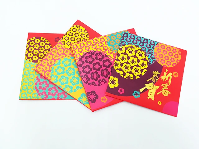 Customized Design Shopping Mall Red Packet / Custom Printing Ang Pao for Chinese New Year or Any Festivals