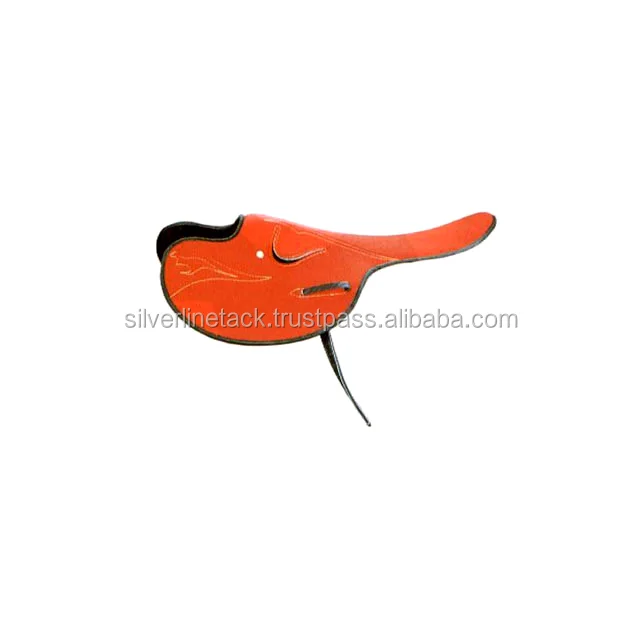 Horse Racing saddles in leather and synthetic material.
