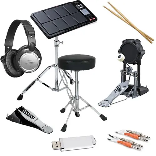 Fully Buy 2 Get 1 Free OCTAPAD SPD-30 Percussion Pad Mini COMPLETE Kit