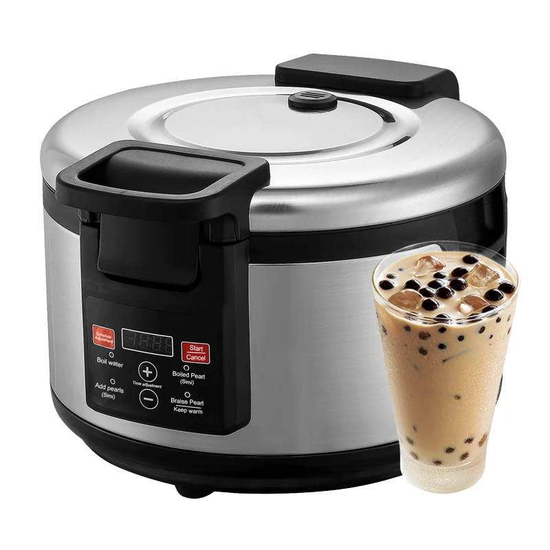 16L Large Capacity Commercial Milk Tea Equipment Automatic Bubble Pearl Tea Smart Electric Tapioca Pearl Cooker