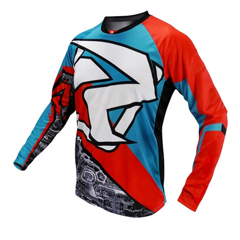 Custom Design MX Motocross Riding Protective Clothing Jersey, Youth Unisex Enduro Racing MX Jersey Dirt Bike Practice Jersey