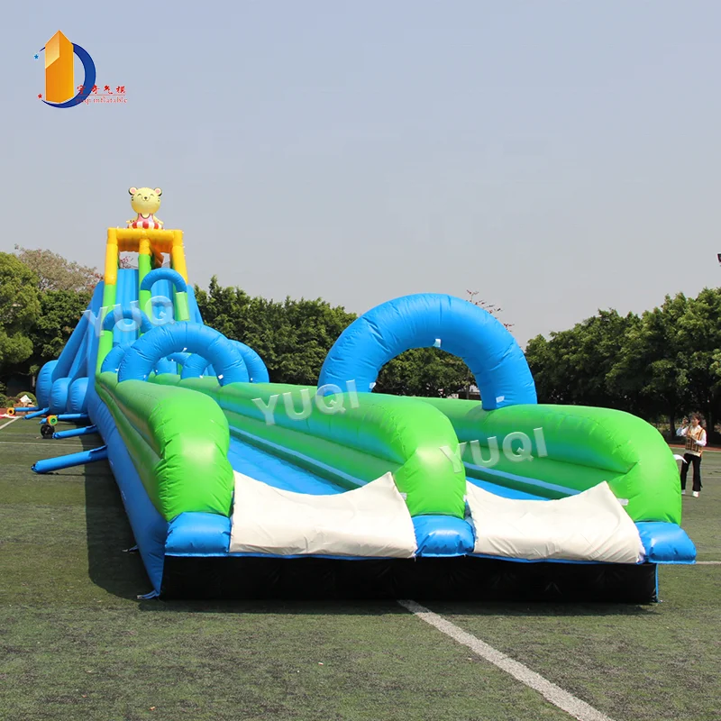 Newest Design Inflatable Water Slide Clearance Carton Design Big Water Slide ,Inflatable Adult  Water Slides With Swimming Pool