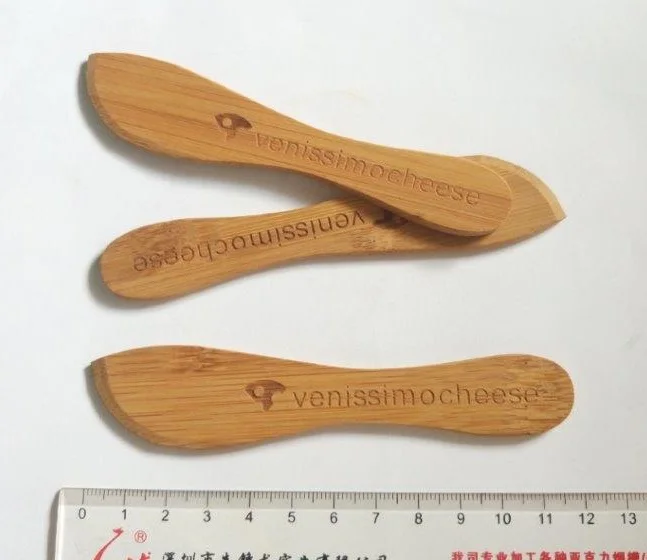
Wooden Butter Knife with Custom Laser or Burnt engraved Logo 