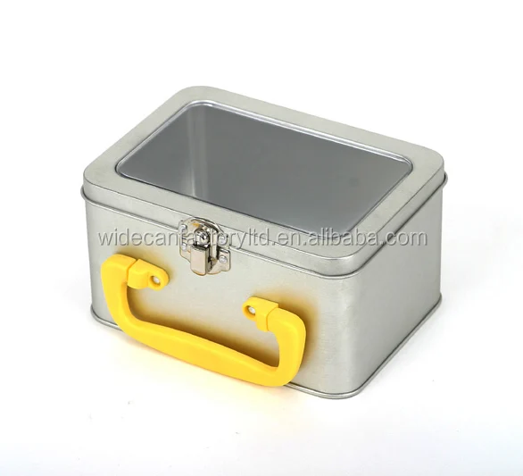 
tin box with window food grade for toys foods stationery cosmetic metal box with window display  (62017278025)