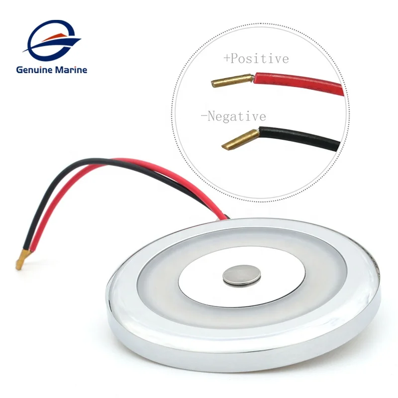 24V Touch Switch Camper Lighting Internal White Vehicle Spot Ceiling Light For RV Caravan Cabin