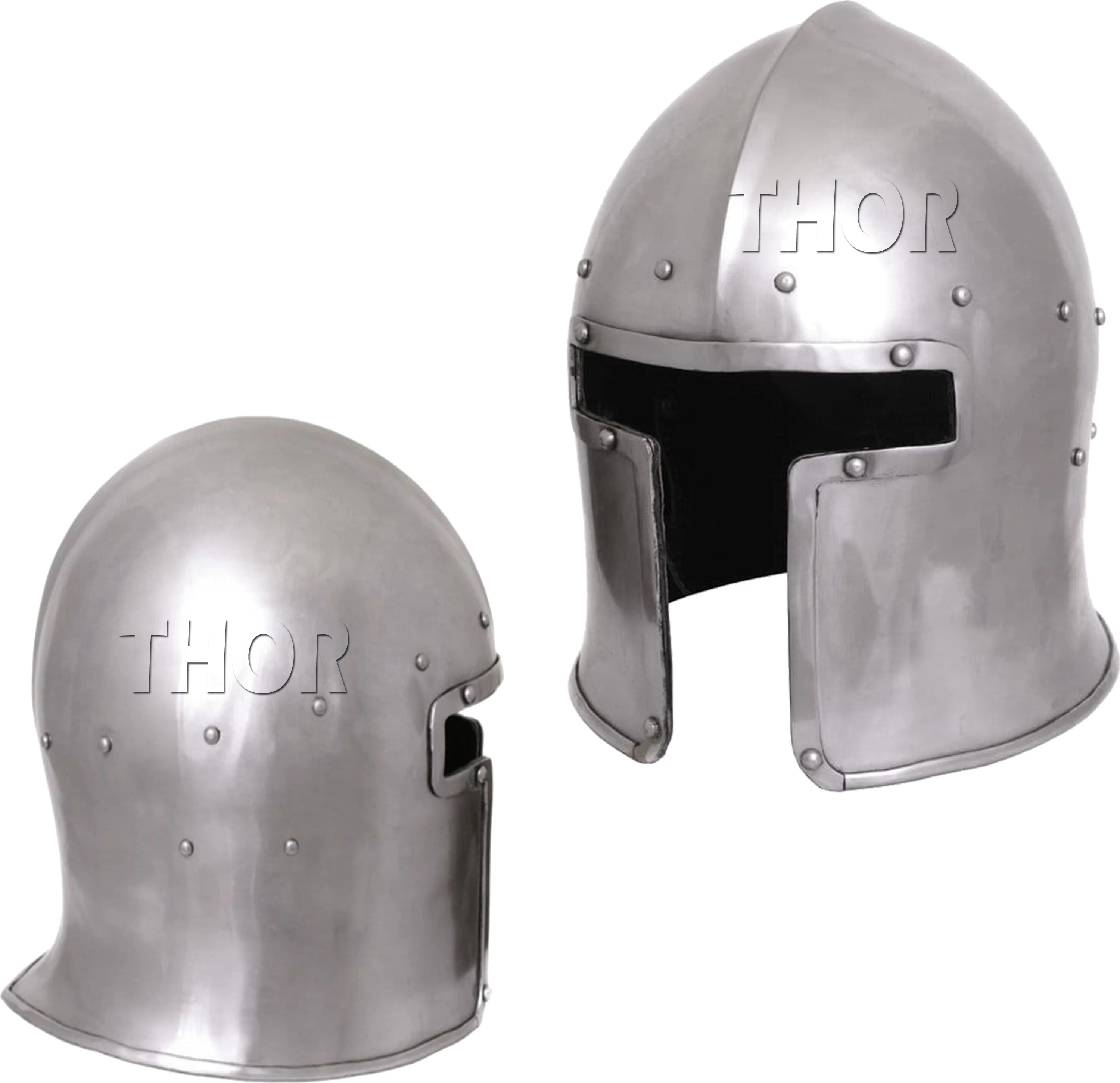 Medieval Knights Barbuta Helmet Templar Crusader Armor Barbute Visor Helmet18Ga Sca  Great Helmet