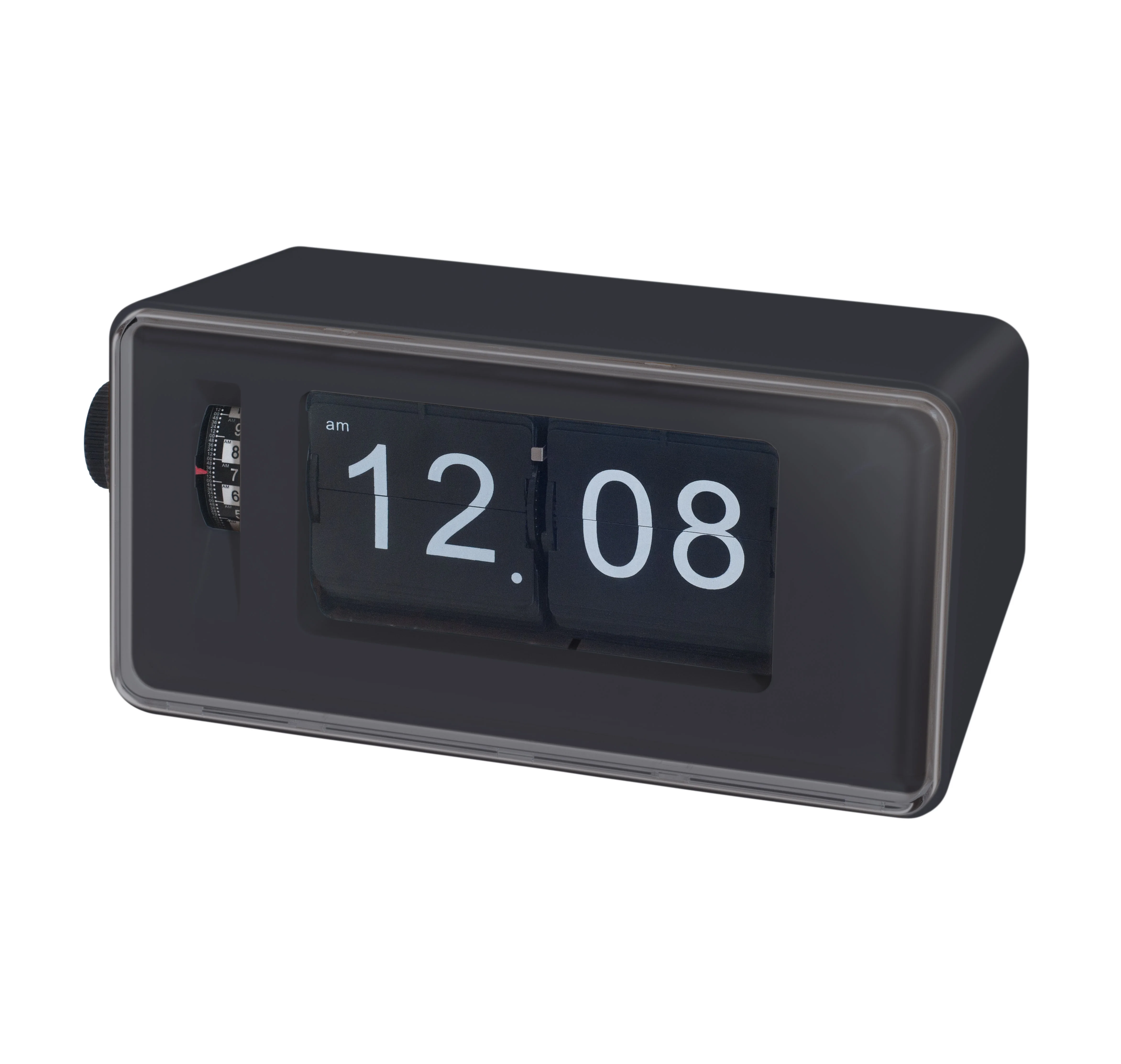 Ретро деревянное радио с откидной часовой радио с будильником