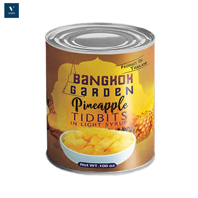 Factory Wholesale Price Best Quality Canned Pineapple Standard Tidbits 15oz. low price canned pineapple