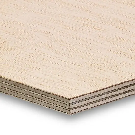 Customized AB, BC Grade  Plywood 12mm/15mm/19mm used in furniture, packaging, flooring, doors, kitchen cabinets